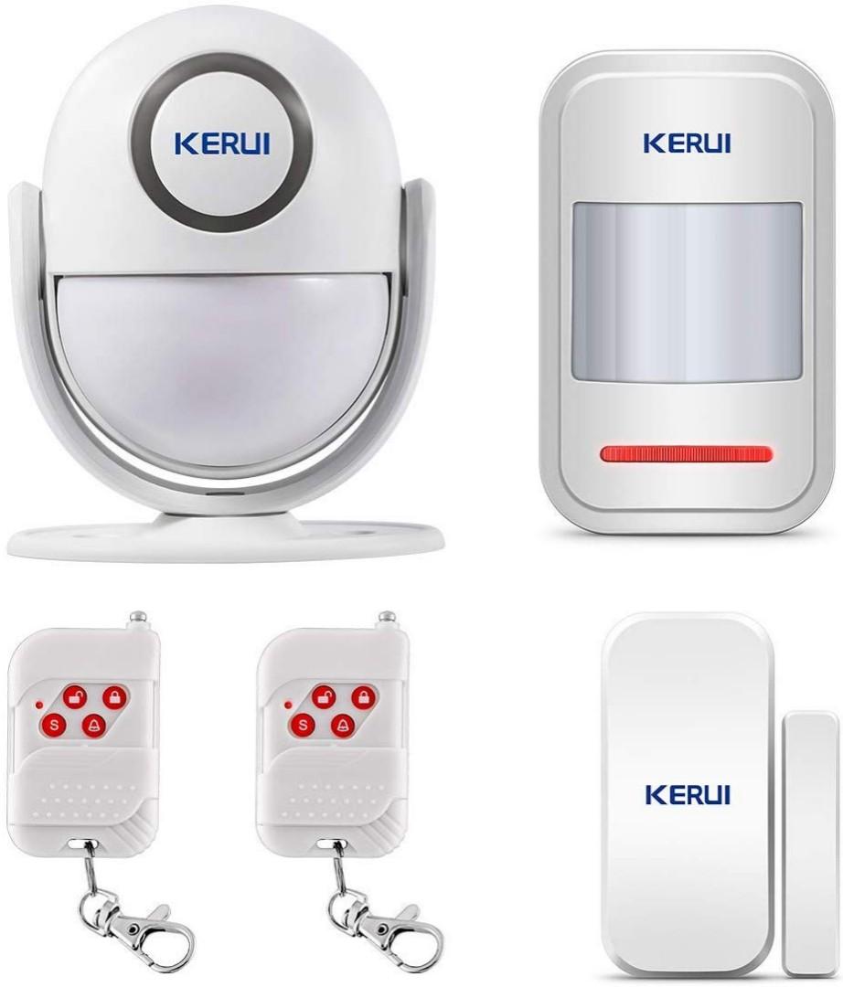 Kerui Wifi Wireless Pir Smart Alarm System Ios Andriod App Controlled Alexa Voice Control Diy Complete Security Alarm Kit With Motion Detector Door Window Contact Sensor For Home Business Apartment Workshop Bto Electronics