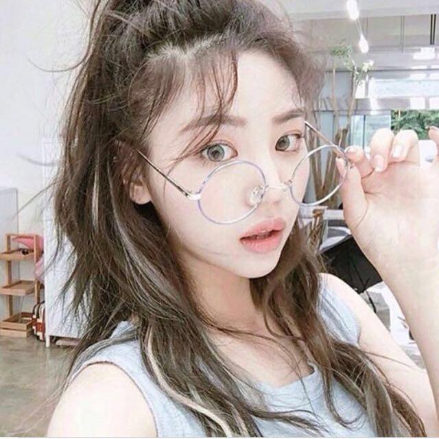 round silver glasses