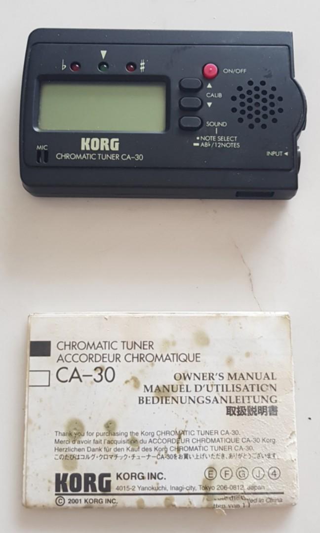 CA30 Chromatic Tuner, Hobbies & Toys, Music & Media, Music
