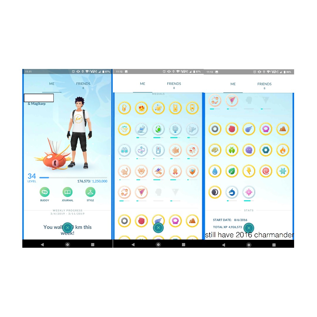 Level 34 Pokemon Go Account Video Gaming Gaming Accessories Game Gift Cards Accounts On Carousell