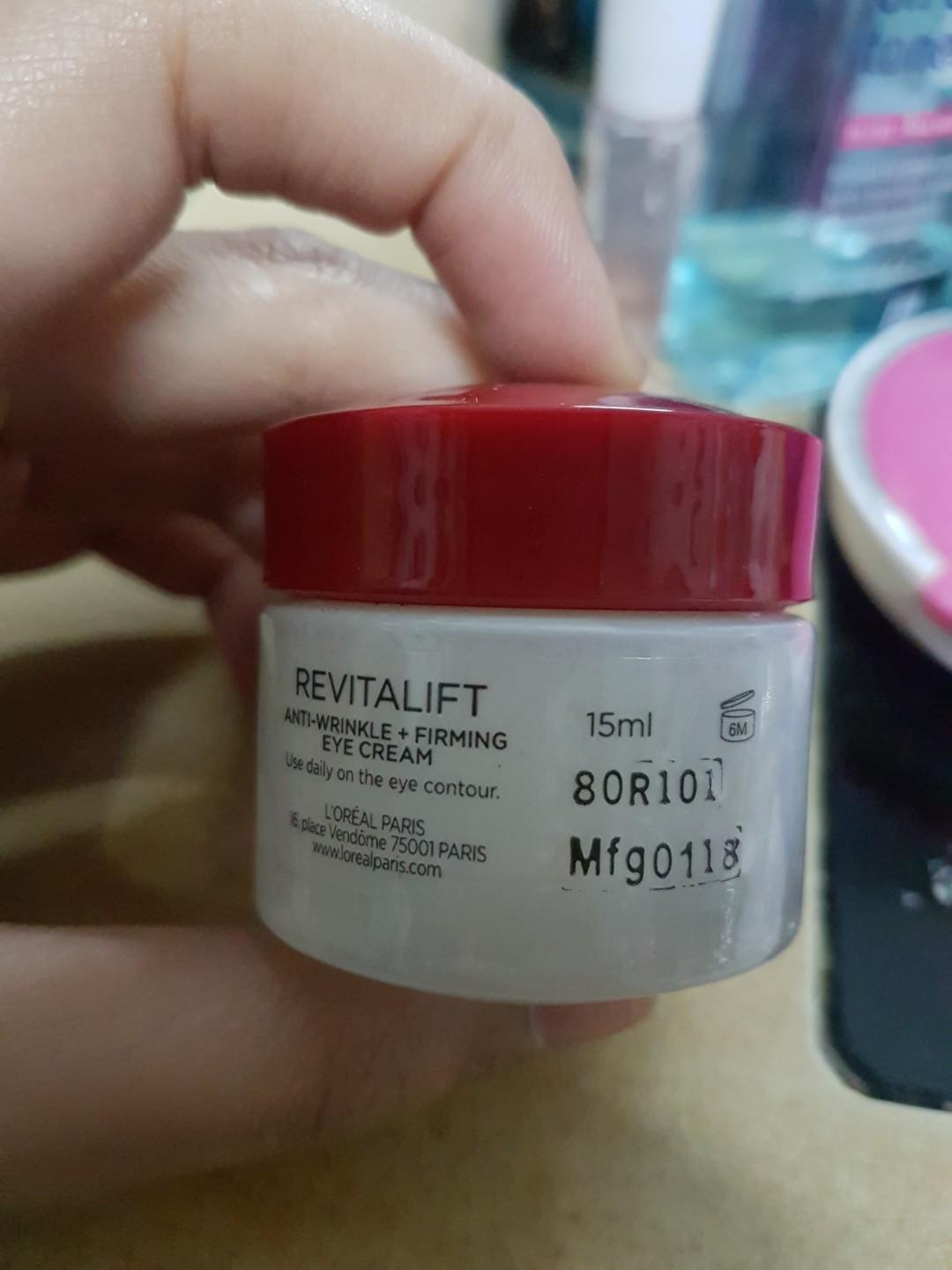 Loreal Eye Cream Revitalift Kesehatan Kecantikan Kulit Sabun Tubuh Di Carousell