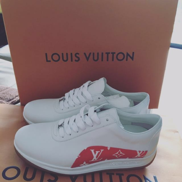 What size should I get? I'm usually a Large but can't find any info on Louis  Vuitton sizing… : r/Supreme
