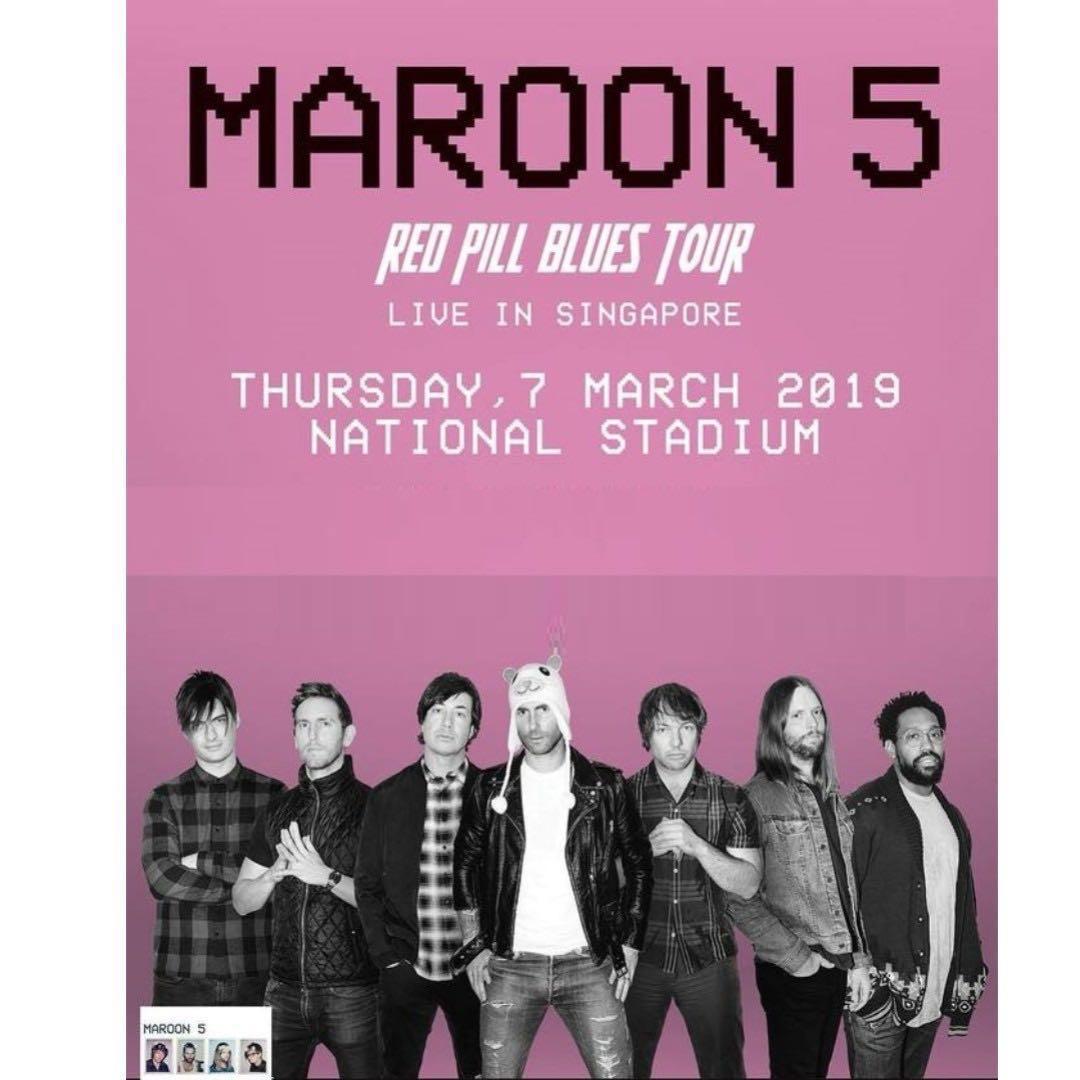 Maroon 5 concert ticket, Tickets & Vouchers, Event Tickets on Carousell