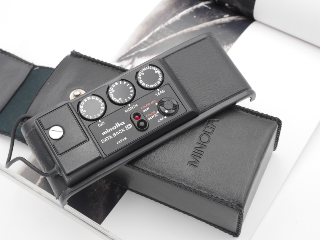 Minolta data back D for Minolta XD & XG series Film SLRs, Photography