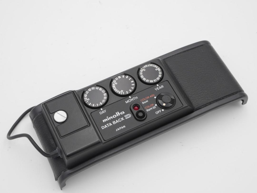 Minolta data back D for Minolta XD & XG series Film SLRs, Photography