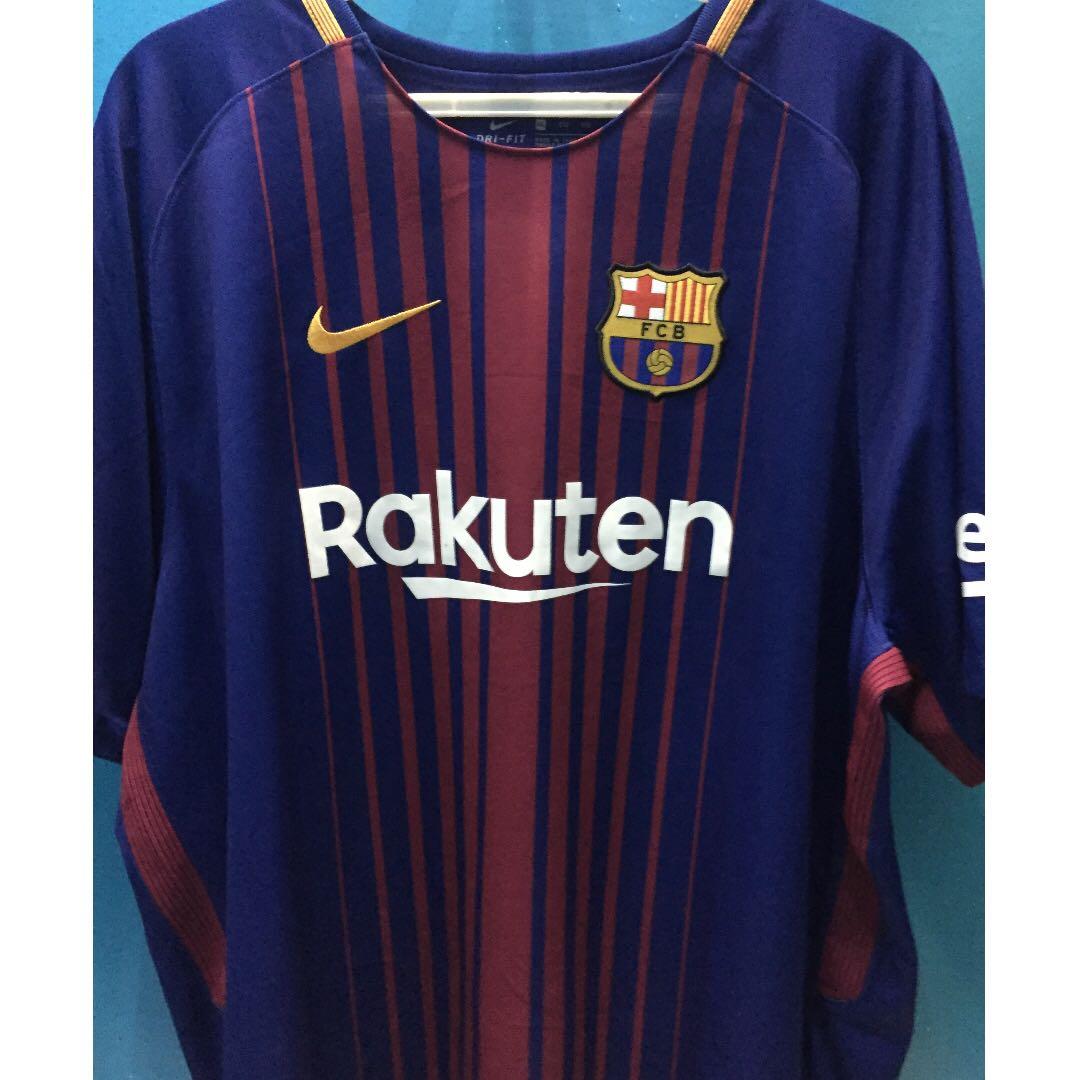 Nike Barcelona home jersey (Category: Activewear) located in Iloilo. Submitted by broadsword26 (Listing ID 216748688, Image 1). Description: Nike barcelona home shirt new and original without tags. Rfs: wrong size.