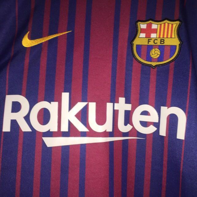 Nike Barcelona home jersey (Category: Activewear) located in Iloilo. Submitted by broadsword26 (Listing ID 216748688, Image 3). Description: Nike barcelona home shirt new and original without tags. Rfs: wrong size.