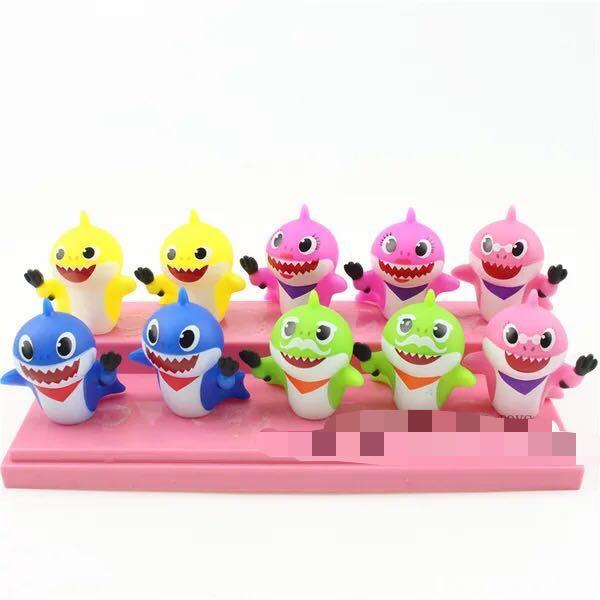 baby shark plastic figures