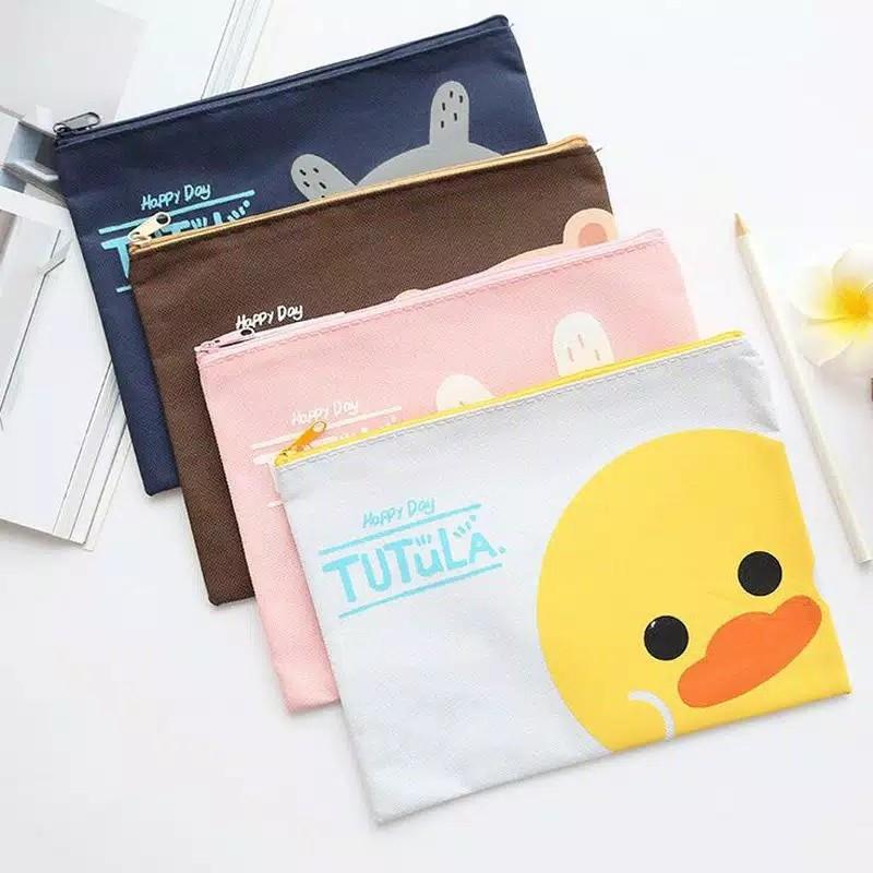 Pouch Tutula Organizer Zipper Bag Tempat Pensil Tutula Kantong Serbaguna Buku Alat Tulis Alat Tulis Di Carousell