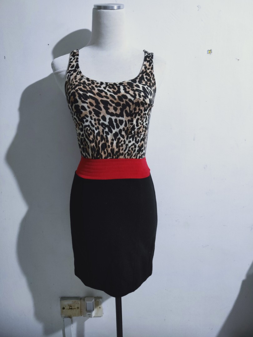 forever 21 leopard print dress