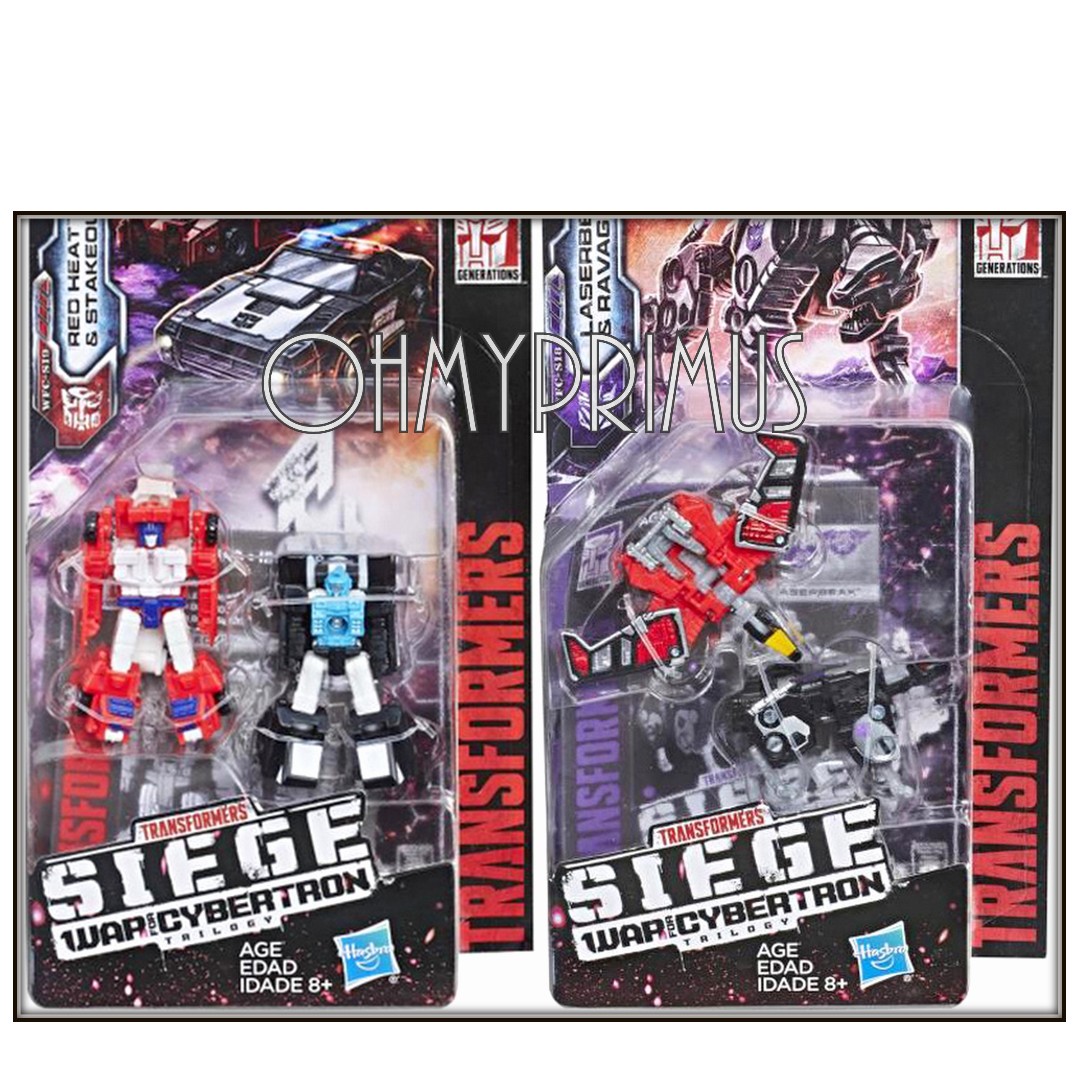 Hasbro Transformers WFC Siege Micromasters Wave 2 Set Laserbeak Ravage 