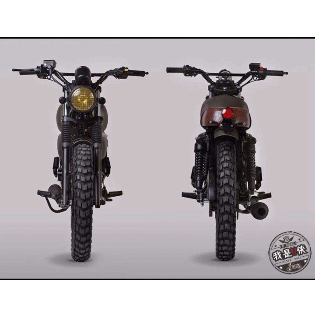 22mm width 765 Cafe racer, Motorcycles