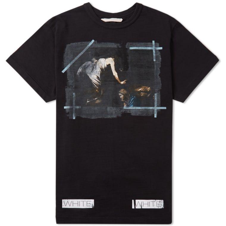 Off white annunciation tee clearance