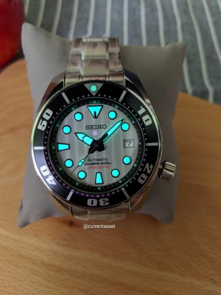 Seiko 🐼 Sumo Silver Surfer SPB029J Mod (BN), Mobile Phones \u0026 Gadgets,  Wearables \u0026 Smart Watches on Carousell