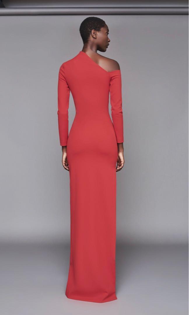 solace london red gown