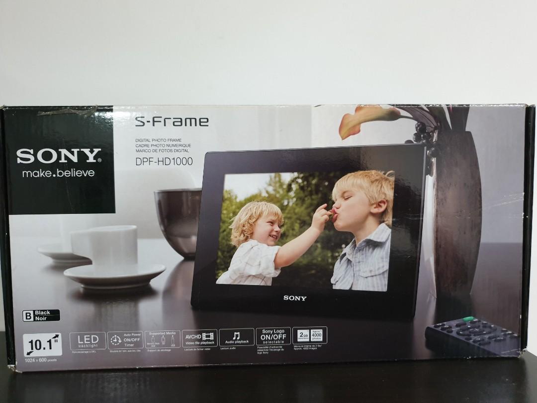 Sony Digital Photo Frame DPFHD 1000, Furniture & Home Living, Home