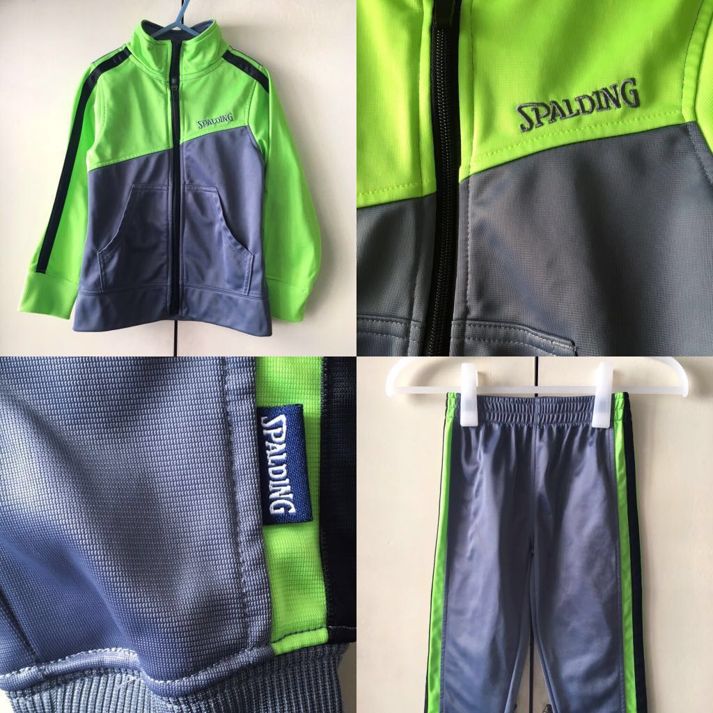 boys green sweatsuit