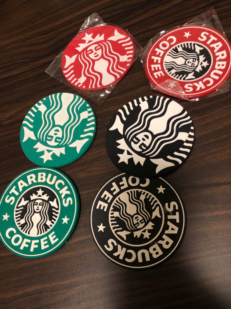 Starbucks coasters, Furniture & Home Living, Kitchenware & Tableware