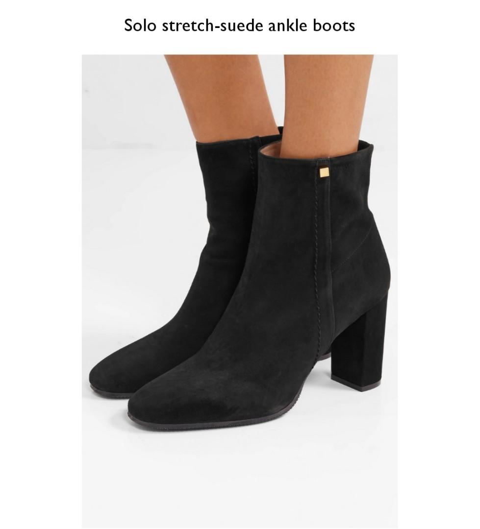 stuart weitzman catch suede bootie