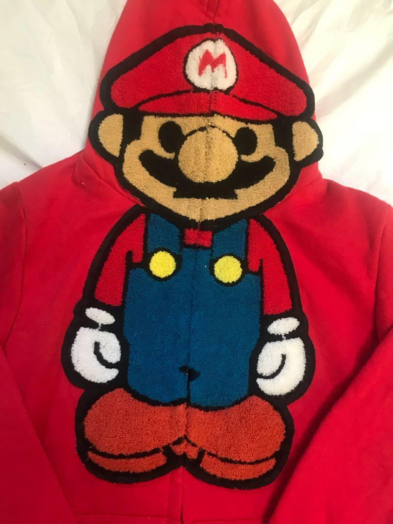 Bape mario hoodie on sale