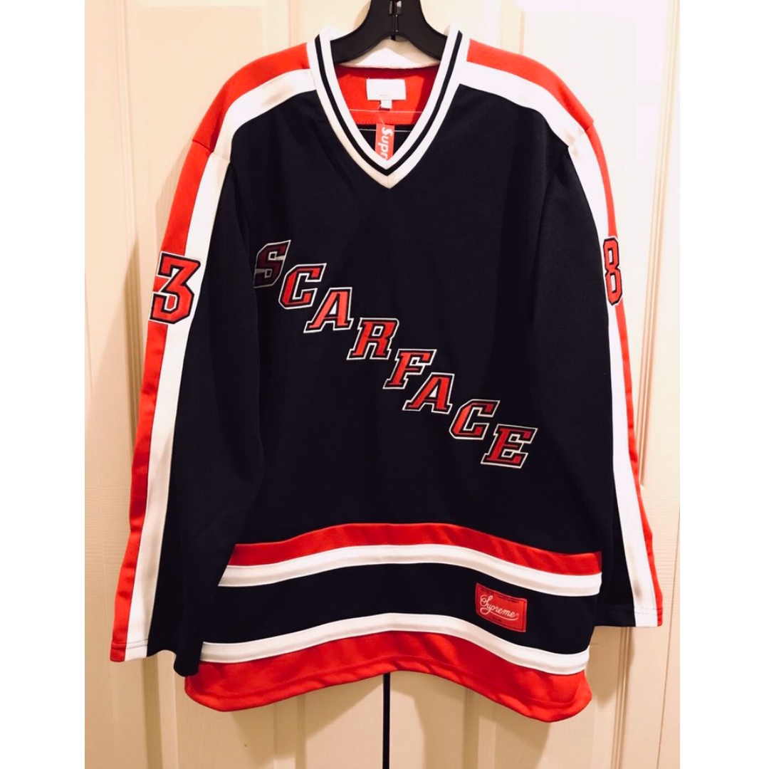 Supreme scarface hockey jersey www