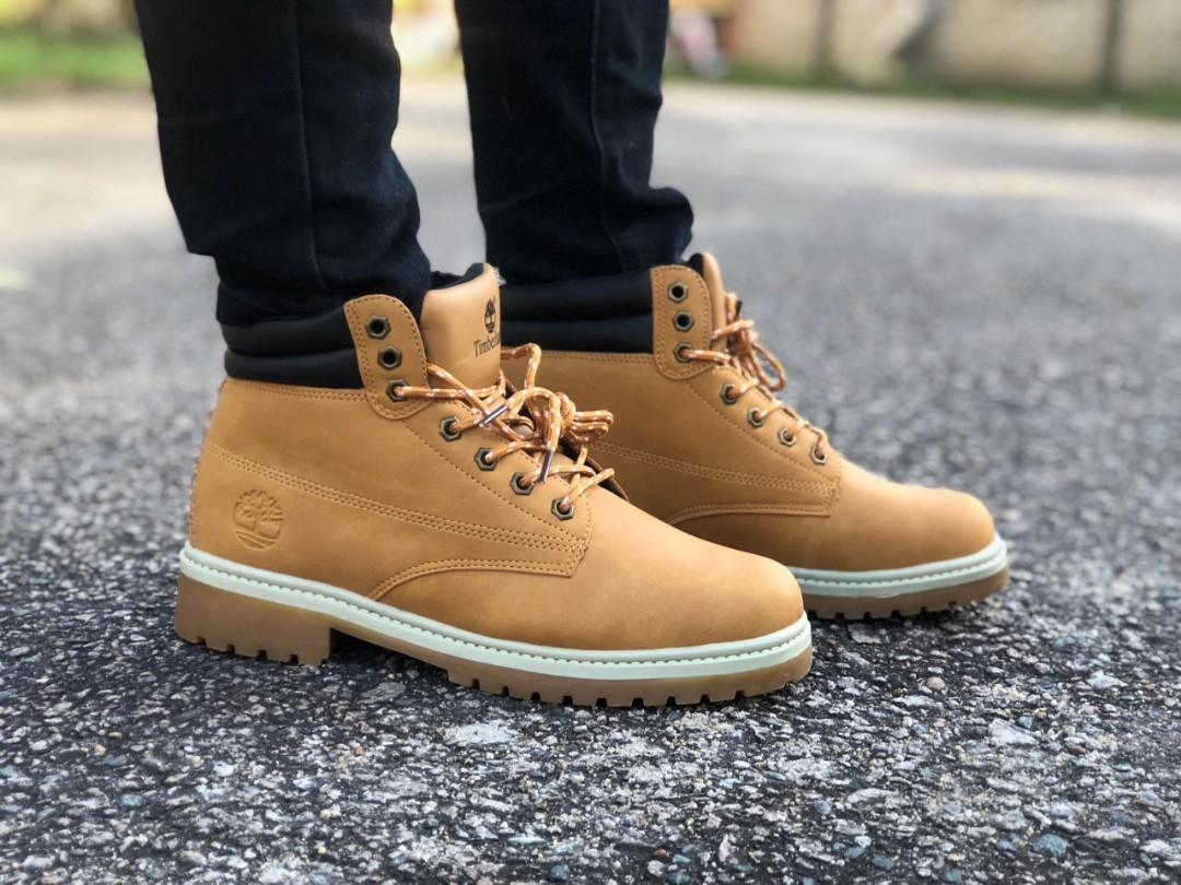 High cut discount timberland boots