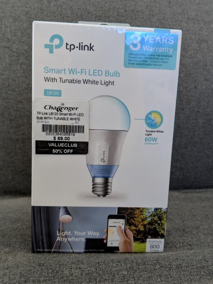Savvy title rope TP-Link Smart Wifi LED Bulb LB120, TV & Home Appliances, TV &  Entertainment, Entertainment Systems & Smart Home Devices on Carousell