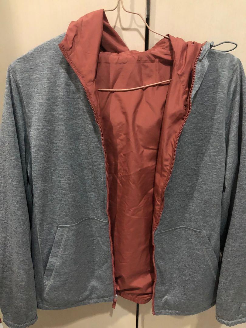 Uniqlo jaket parka reversible Outlet