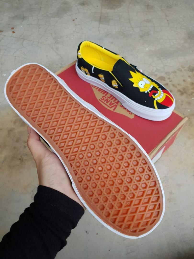 Vans Slip On Simpsons Original Women S Fashion Shoes On Carousell