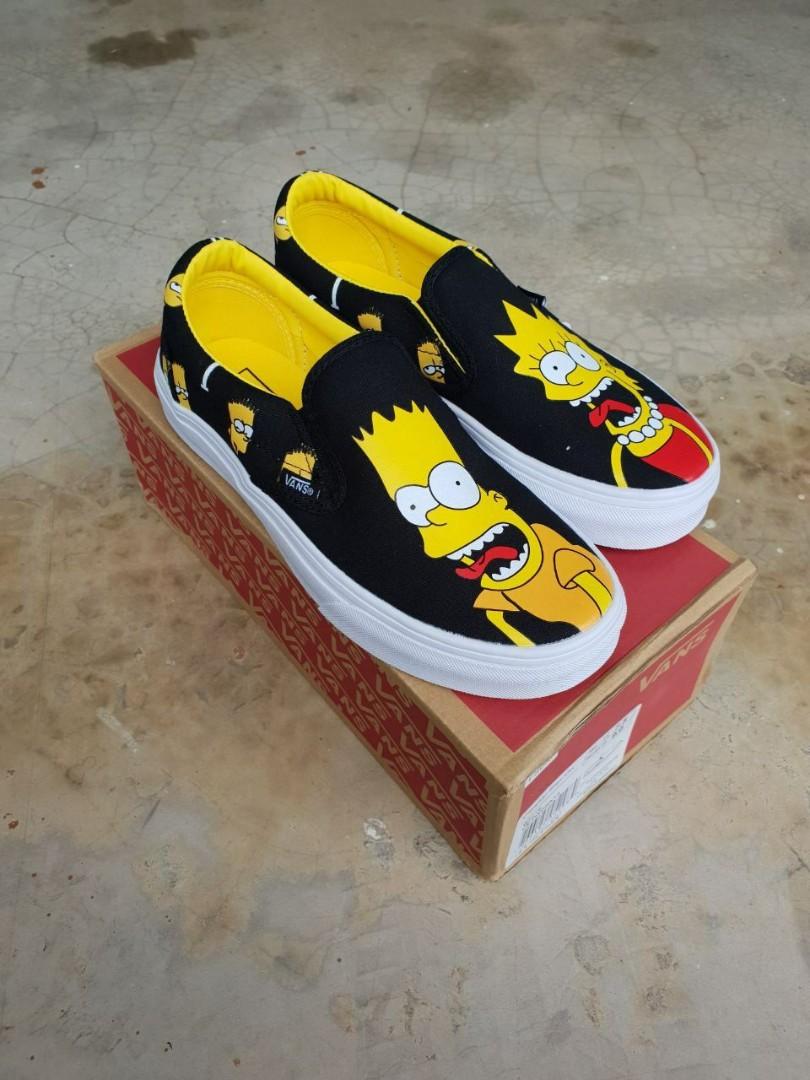 Vans Slip On Simpsons Original Women S Fashion Shoes On Carousell