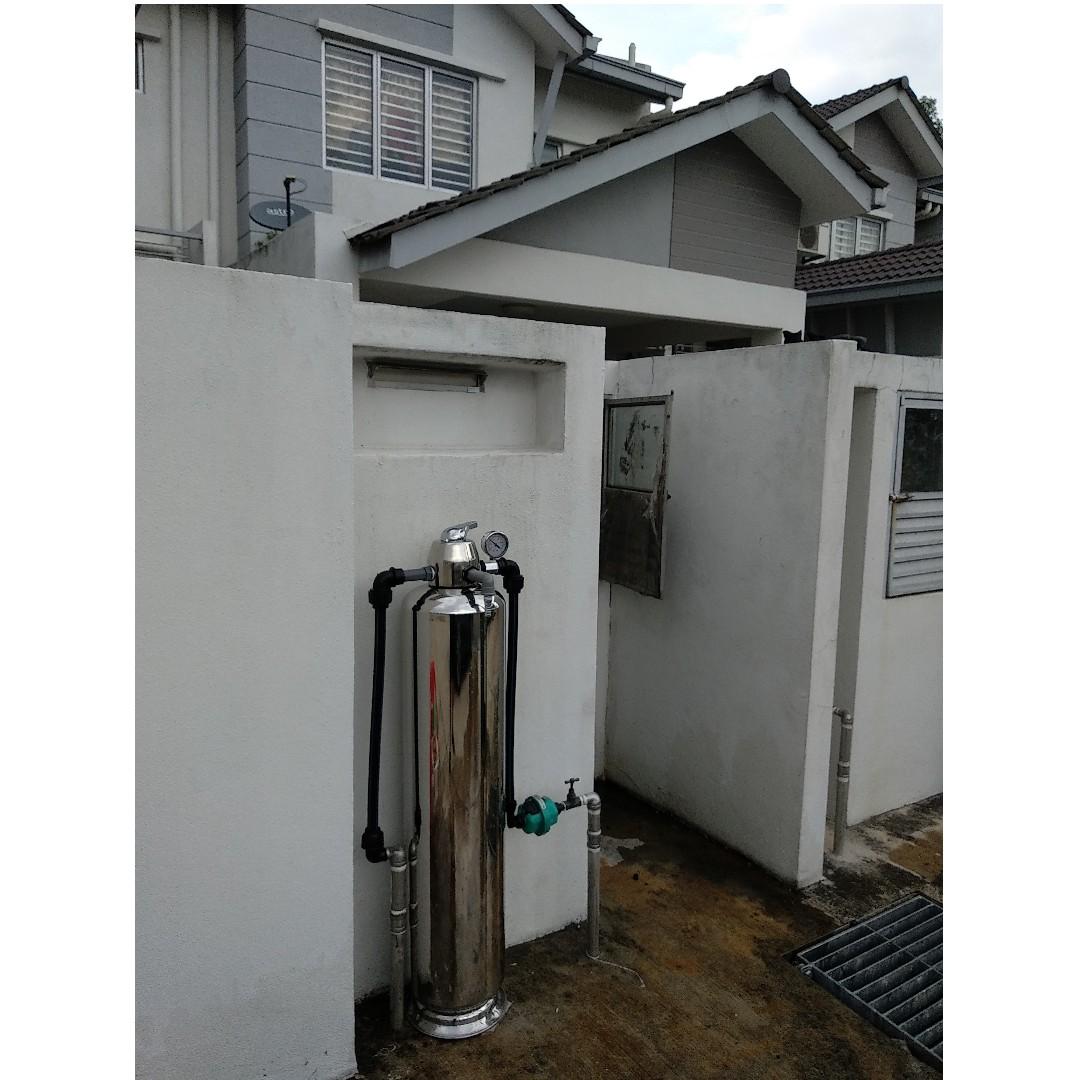 water filter with installation / penapis air siap pasang di SUBANG JAYA