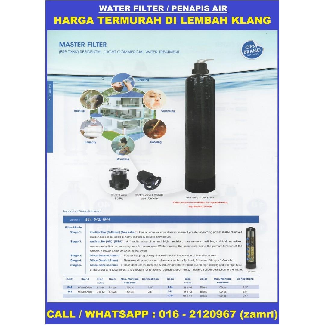 water filter with installation / penapis air siap pasang di USJ SUBANG