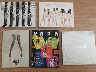 KARA Miss A Rainbow Secret Album Set (K-pop)