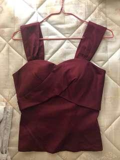 Love Bonito Bustier top
