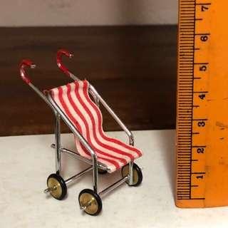 Miniature baby stroller