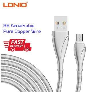 Original LDNIO Zinc Alloy LS28 Fast Charge Cable - 18434530