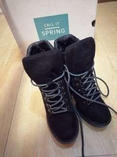 Call It Spring Black Boots with Heels