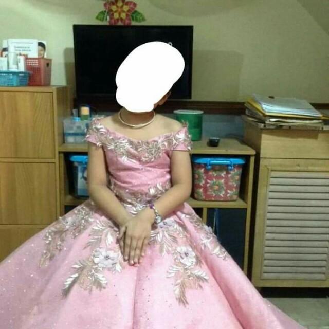 7th birthday gown design
