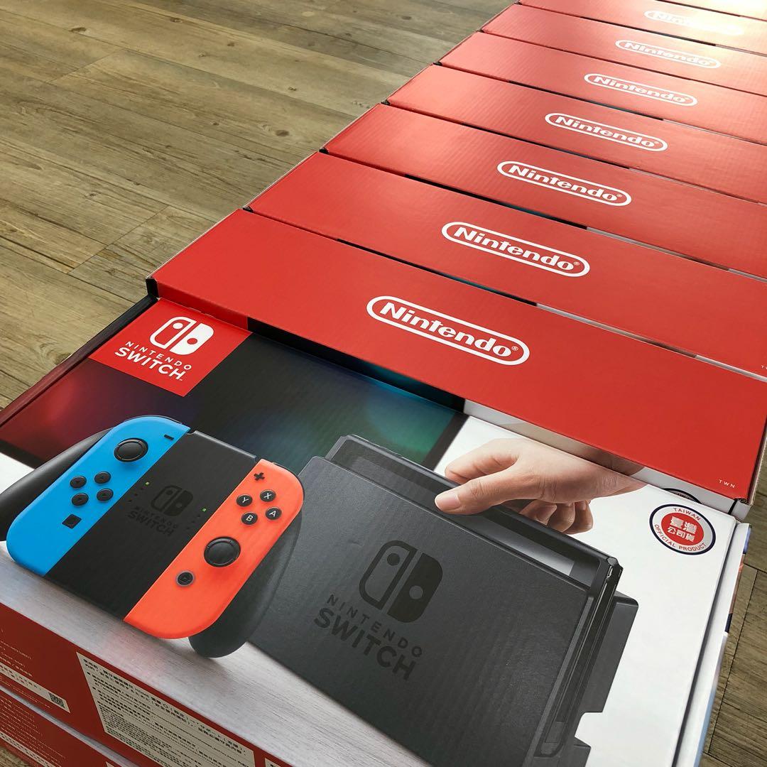 情人節禮物現貨供應高雄可店取nintendo Switch Ns 任天堂單主機紅藍全新台灣公司貨保固一年 電玩 電玩主機在旋轉拍賣