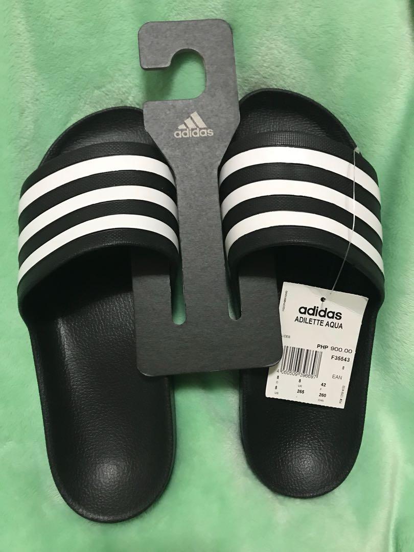 Adidas Adilette Aqua Size US/UK 8 Mens Women, Men's Fashion, Footwear,  Slippers \u0026 Sandals on Carousell