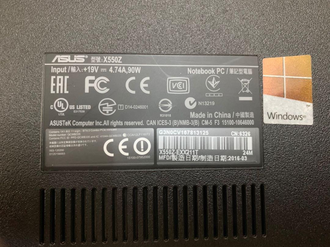 Asus Laptop X550Z (3 years Harvey Norman warranty), Computers & Tech