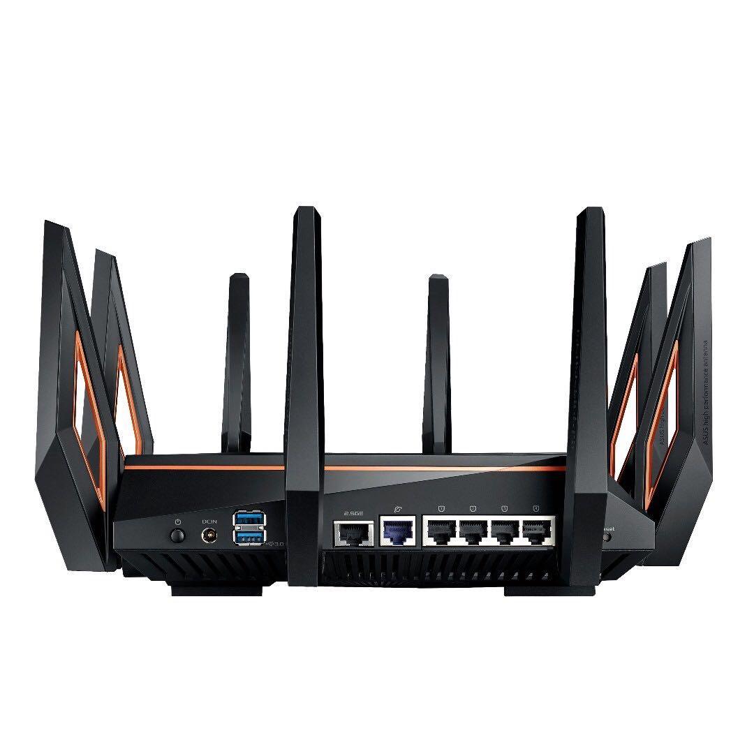 Asus ROG Rapture GT-AX11000 Tri-band WiFi 6 (802.11ax) Gaming Router ...
