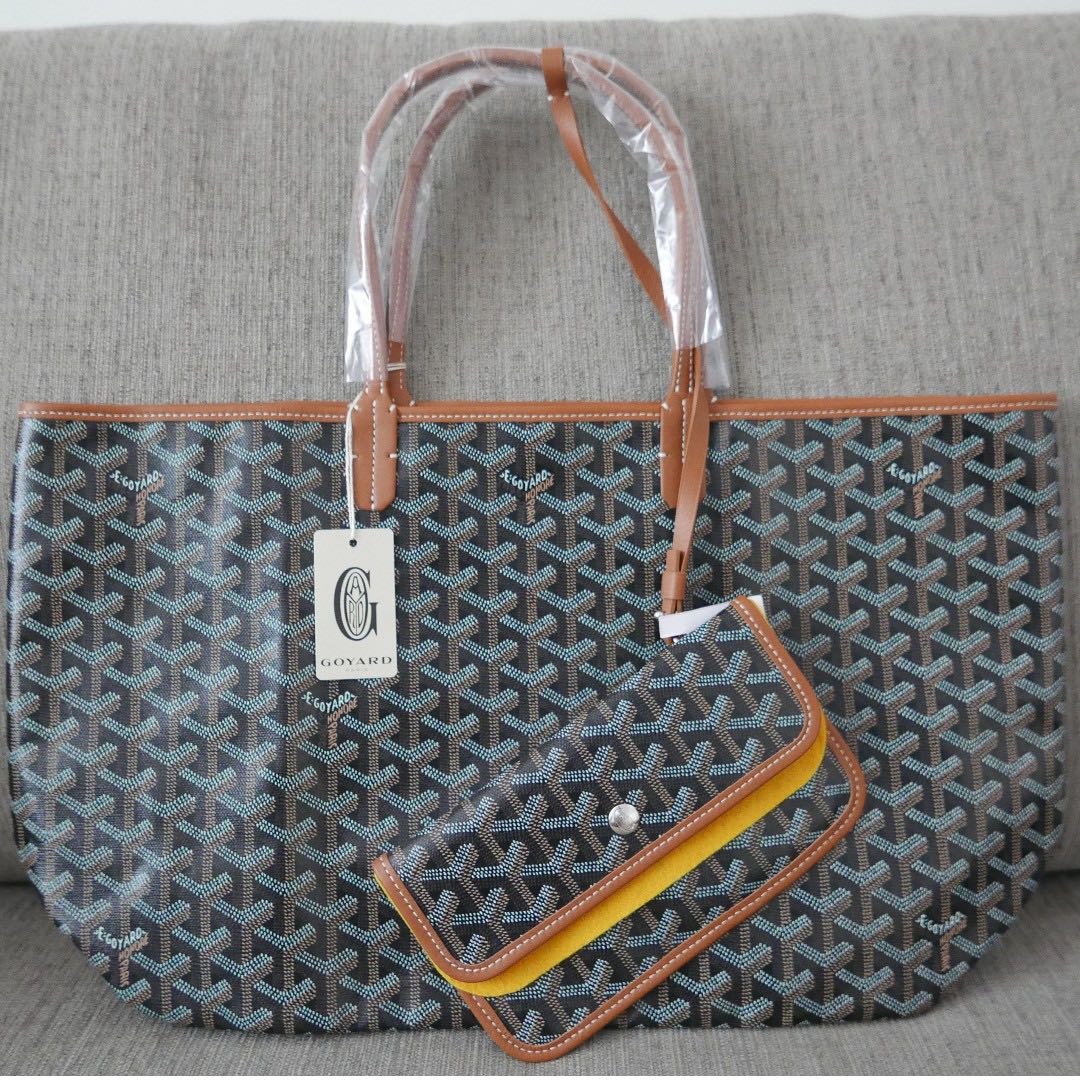 Maison Goyard Saint Louis PM Bag (Black and Brown), Luxury, Bags & Wallets  on Carousell