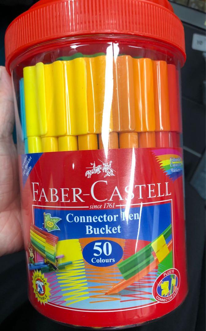 Faber-Castell Connector Pen Bucket of 50 