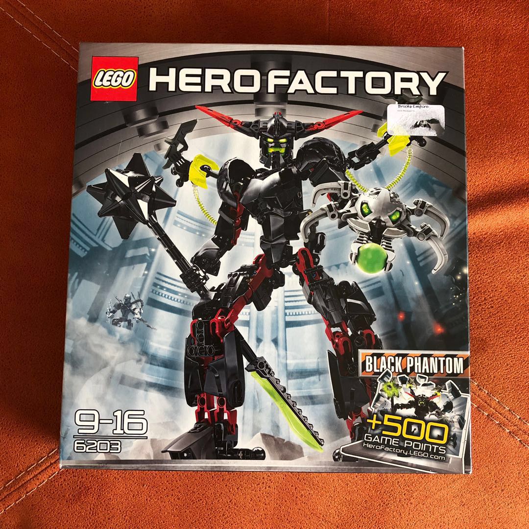 BN LEGO Hero Factory Black Phantom 6203 Hobbies Toys Toys