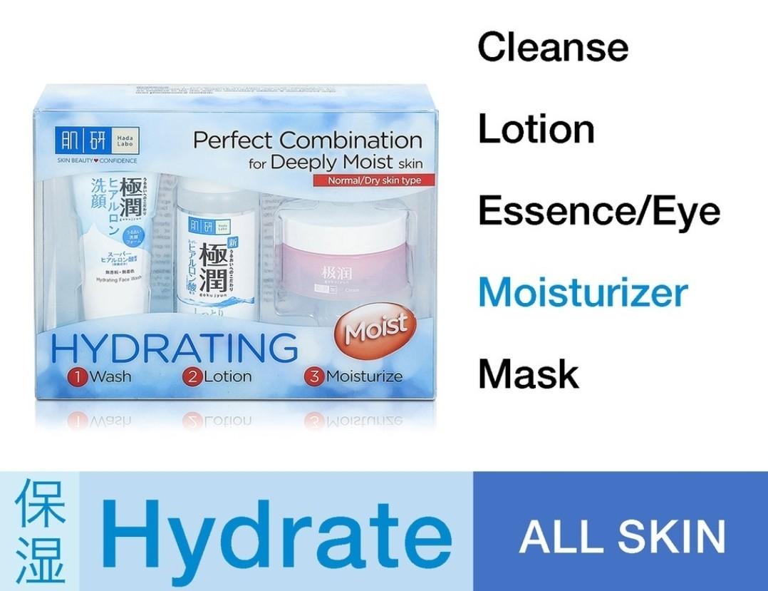 Brand New Hada Labo Hydrating Moist Trial Travel Set Health Beauty Face Skin Care On Carousell