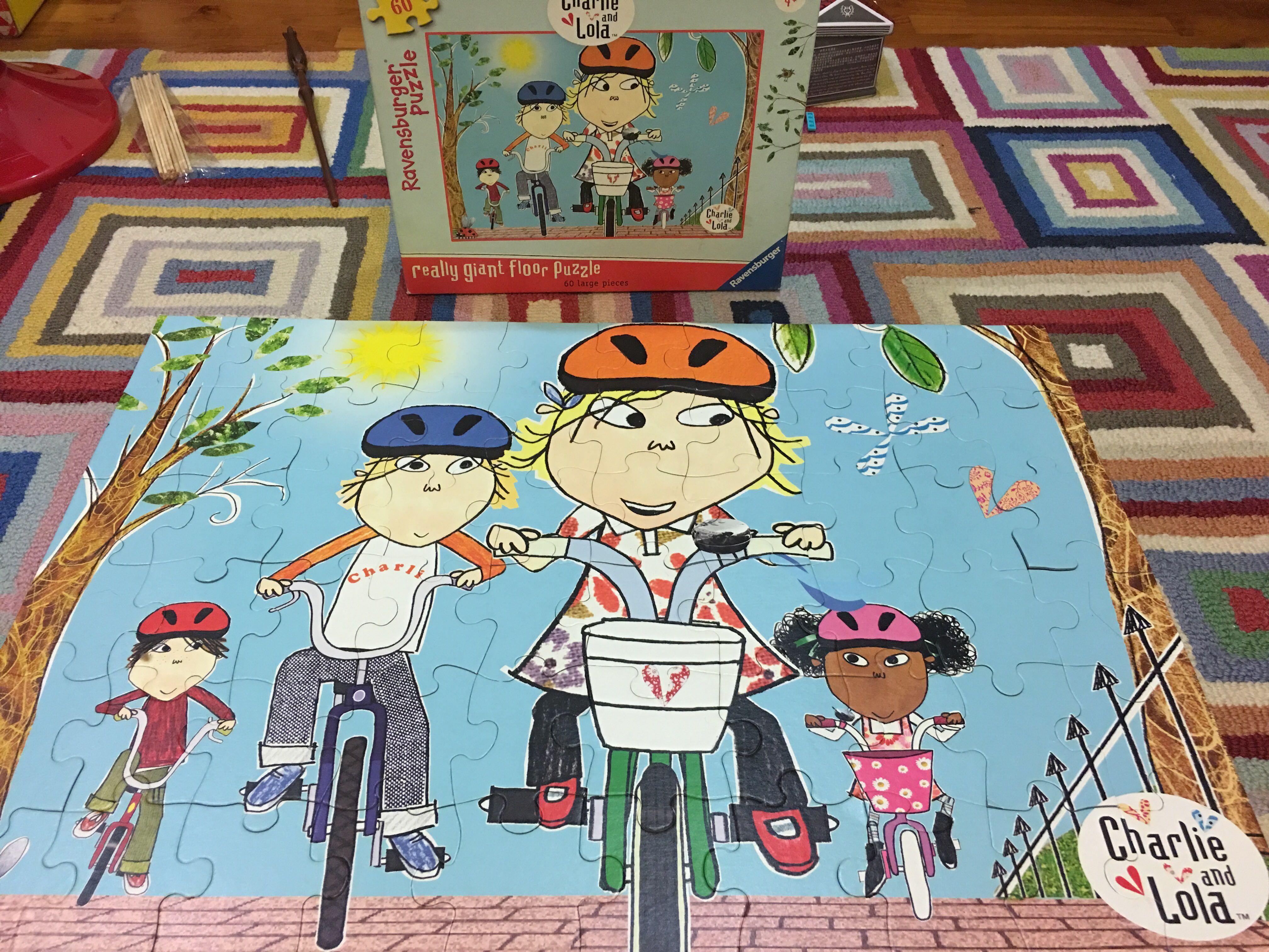 Charlie & Lola 60 pieces puzzle, Hobbies & Toys, Toys & Games on Carousell