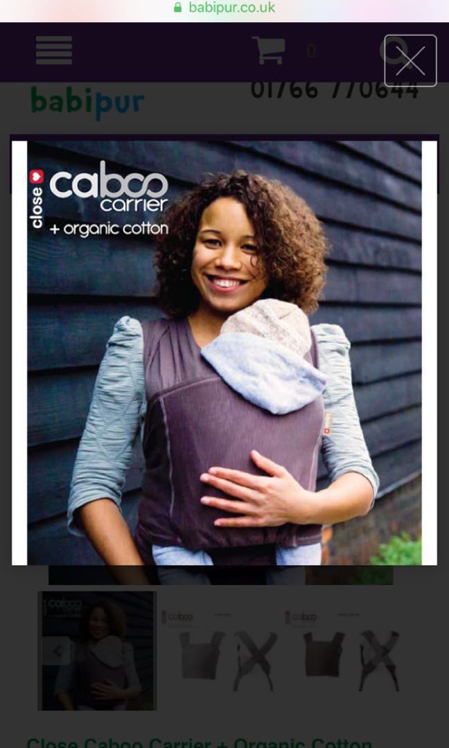 caboo carrier organic cotton
