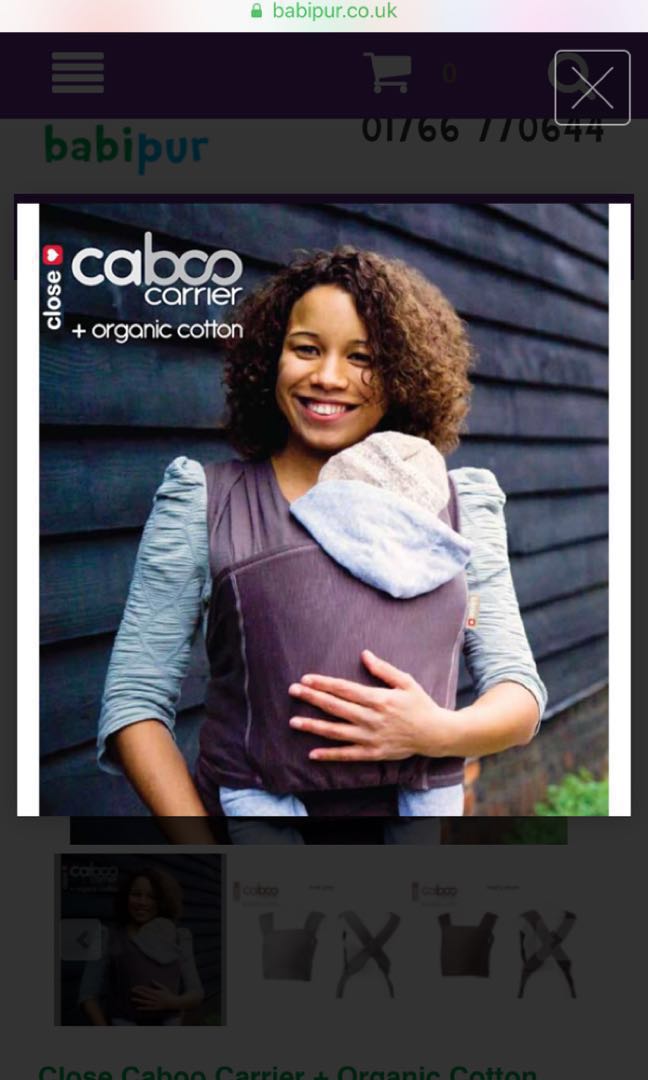 caboo carrier organic cotton