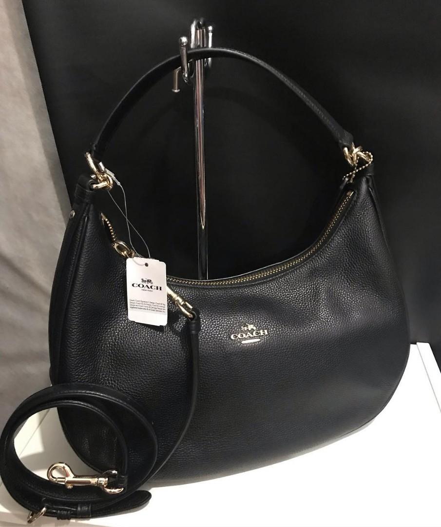 Coach Harley Hobo Black sz 34x20x10 Black Barang Mewah Tas Dompet di Carousell